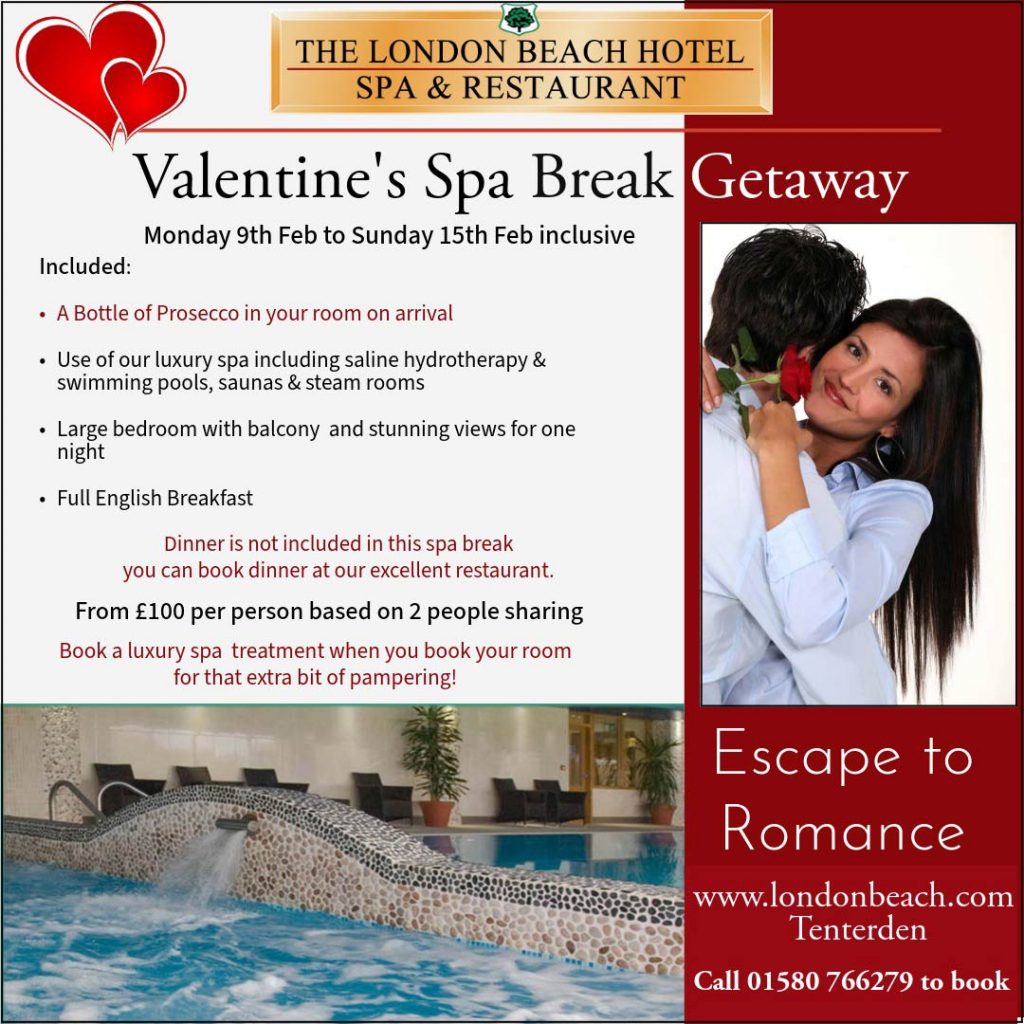 Valentine spa break