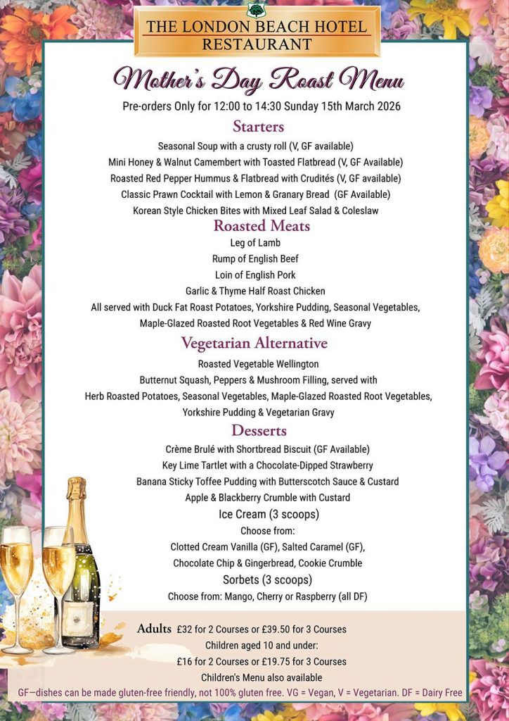 Mother's Day Roast Lunch