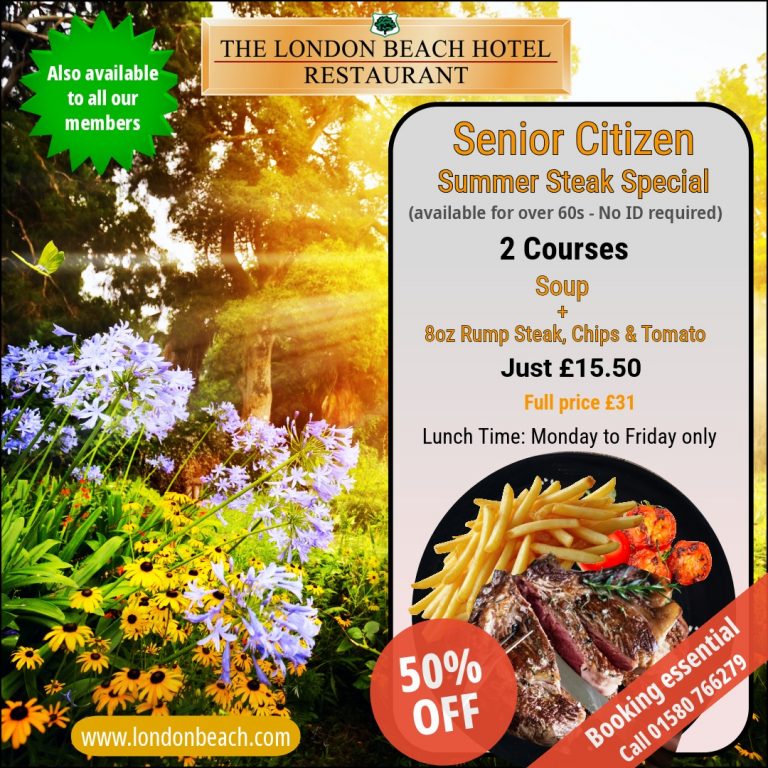 Senior citizen Special Steak and Chips
