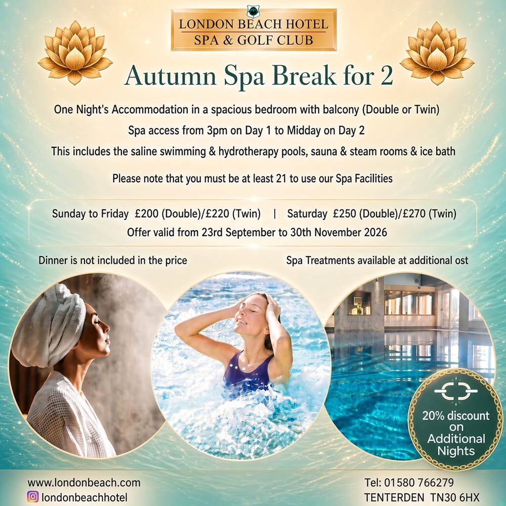 Autumn Spa Break for 2